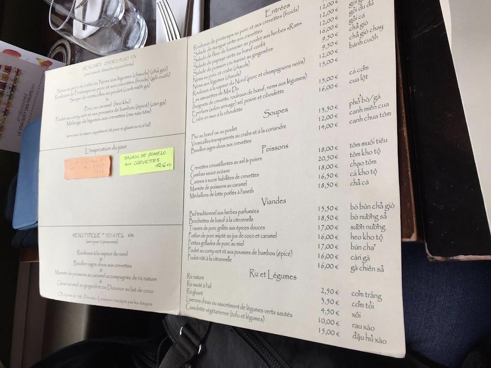 Restaurant Mai Do - Menu Image 2